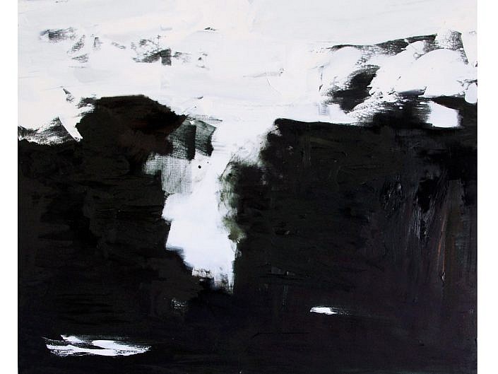 Joshua Elias, Swallowed by Ice (2016), oil on canvas, 54” x 45” {photo: Kerry Welton}